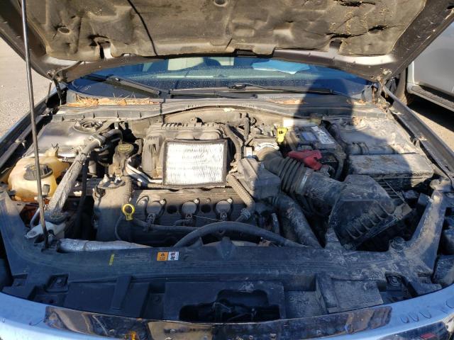 3FAHP0JG6CR307354 - 2012 FORD FUSION SEL GRAY photo 11