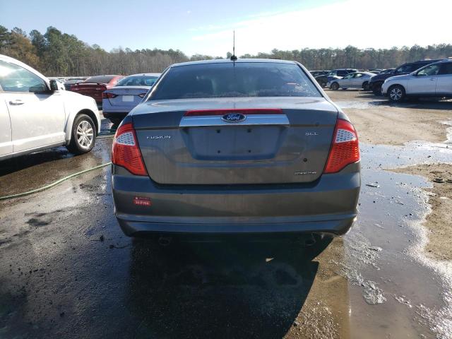 3FAHP0JG6CR307354 - 2012 FORD FUSION SEL GRAY photo 6