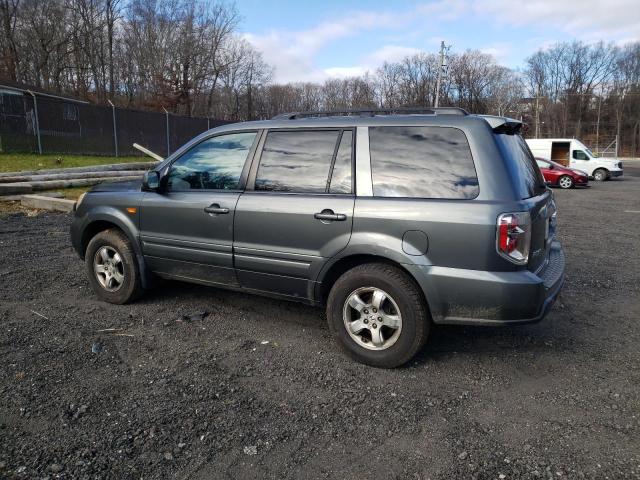 2HKYF18747H539534 - 2007 HONDA PILOT EXL GRAY photo 2