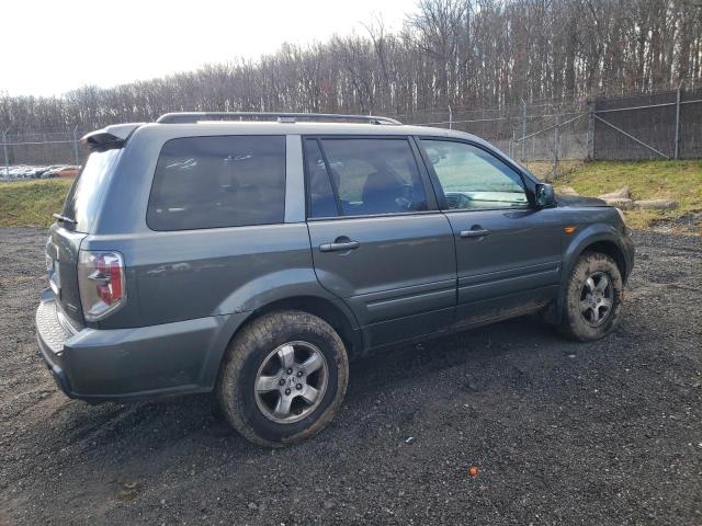 2HKYF18747H539534 - 2007 HONDA PILOT EXL GRAY photo 3