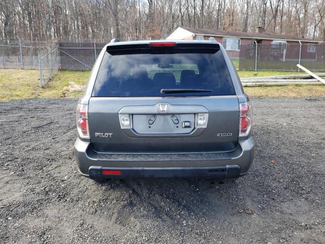 2HKYF18747H539534 - 2007 HONDA PILOT EXL GRAY photo 6