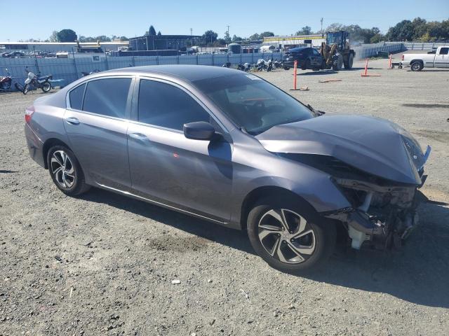 1HGCR2F30HA089186 - 2017 HONDA ACCORD LX GRAY photo 4
