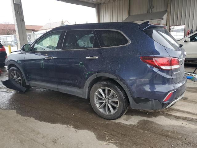 KM8SMDHF7HU191221 - 2017 HYUNDAI SANTA FE SE BLUE photo 2