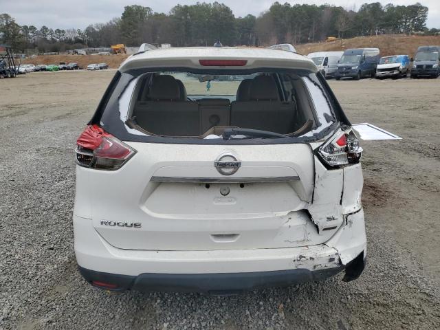 5N1AT2MT0EC764699 - 2014 NISSAN ROGUE S WHITE photo 6