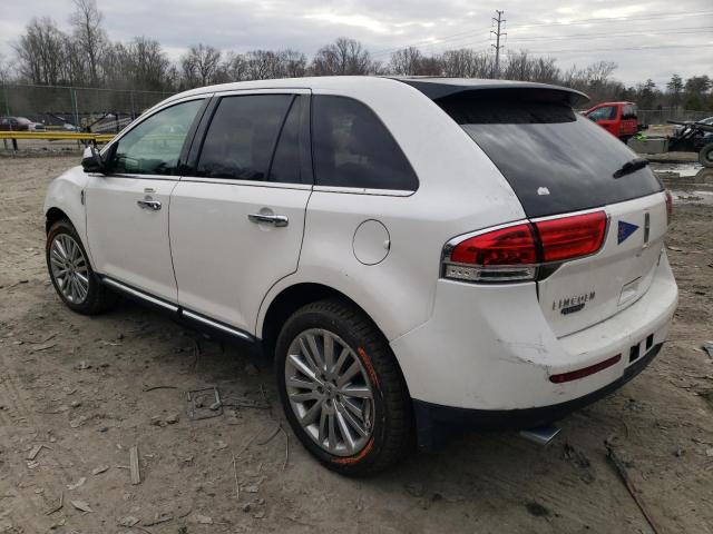 2LMDJ8JK1BBJ31842 - 2011 LINCOLN MKX WHITE photo 2