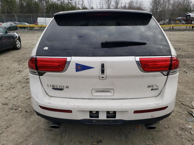 2LMDJ8JK1BBJ31842 - 2011 LINCOLN MKX WHITE photo 6