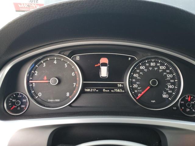 WVGFF9BP6CD002514 - 2012 VOLKSWAGEN TOUAREG V6 BLACK photo 9