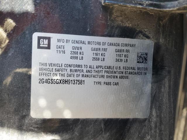 2G4GS5GX8H9137581 - 2017 BUICK REGAL PREMIUM 黑色 照片 12