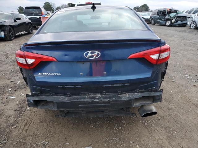 5NPE24AFXGH355748 - 2016 HYUNDAI SONATA SE BLUE photo 6