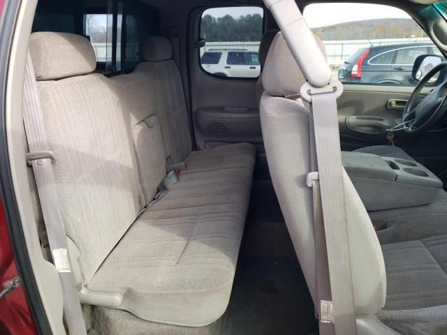 5TBBT4416YS123961 - 2000 TOYOTA TUNDRA ACCESS CAB წითელი ფოტო 10