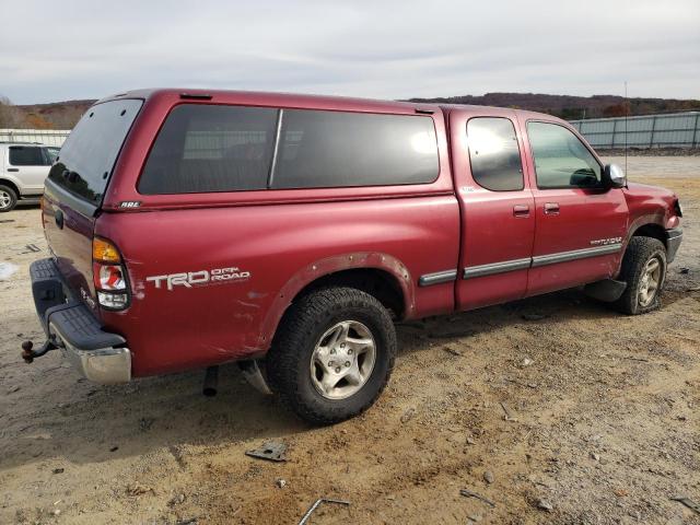 5TBBT4416YS123961 - 2000 TOYOTA TUNDRA ACCESS CAB წითელი ფოტო 3