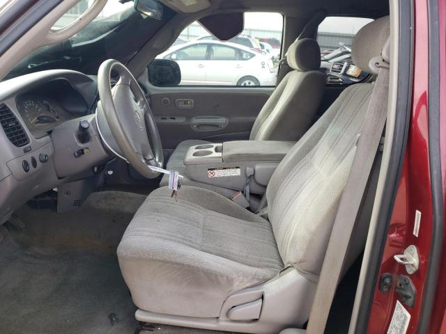 5TBBT4416YS123961 - 2000 TOYOTA TUNDRA ACCESS CAB წითელი ფოტო 7