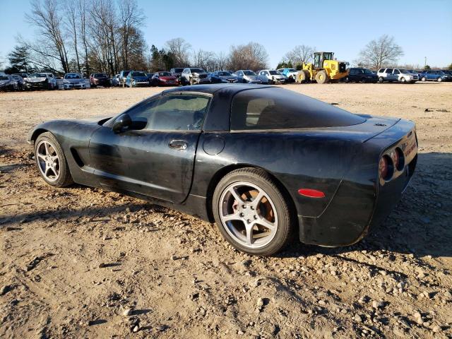 1G1YY22G825102372 - 2002 CHEVROLET CORVETTE BLACK photo 2