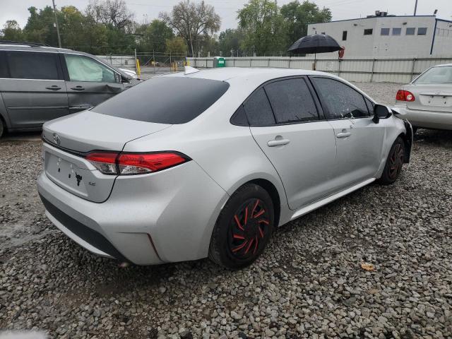 5YFEPMAE5MP217350 - 2021 TOYOTA COROLLA LE Argent photo 3