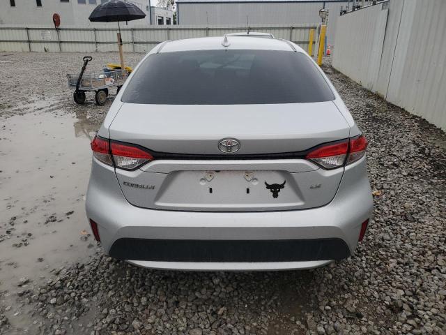 5YFEPMAE5MP217350 - 2021 TOYOTA COROLLA LE Argent photo 6