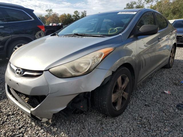 KMHDH4AE7CU435473 - 2012 HYUNDAI ELANTRA GLS SILVER photo 1