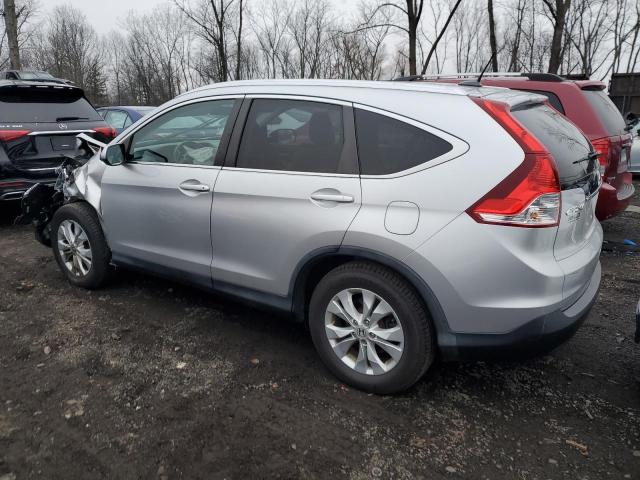 5J6RM4H72EL091356 - 2014 HONDA CR-V EXL SILVER photo 2