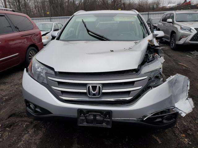 5J6RM4H72EL091356 - 2014 HONDA CR-V EXL SILVER photo 5