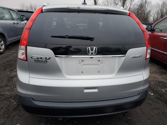 5J6RM4H72EL091356 - 2014 HONDA CR-V EXL SILVER photo 6