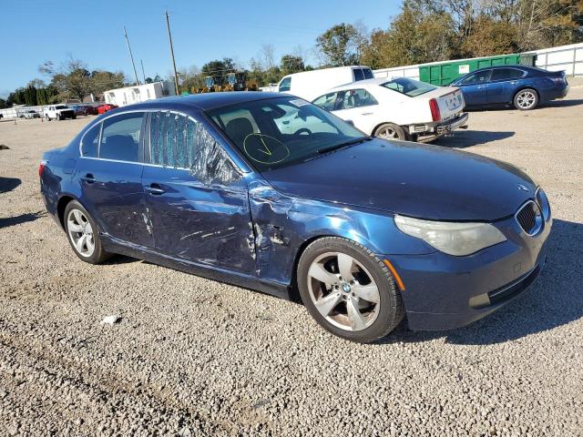 WBANU53528C115852 - 2008 BMW 528 I BLUE photo 4