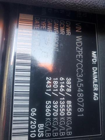 WDZPE7CC3A5480781 - 2010 MERCEDES-BENZ SPRINTER 2500 أسود صورة 14