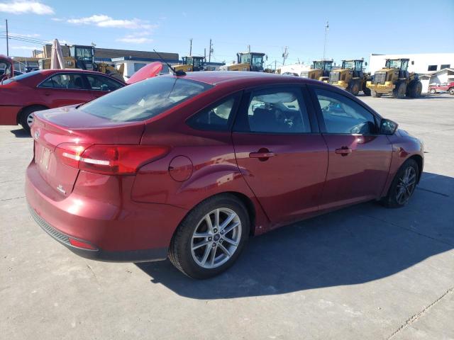 1FADP3F22GL335962 - 2016 FORD FOCUS SE RED photo 3