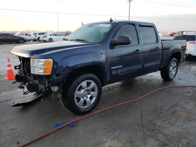 3GTP2VE3XBG223105 - 2011 GMC SIERRA K1500 SLE BLUE photo 1