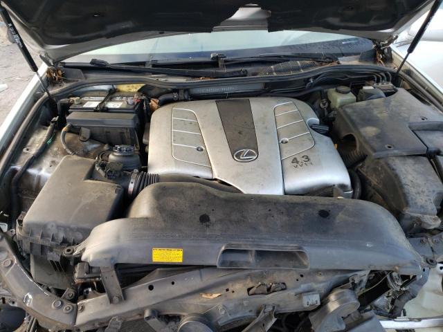 JTHBN36F665035059 - 2006 LEXUS LS 430 SILVER photo 11