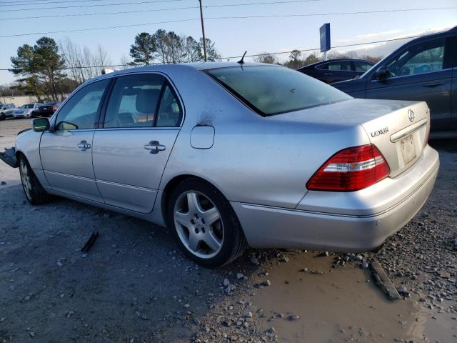 JTHBN36F665035059 - 2006 LEXUS LS 430 SILVER photo 2