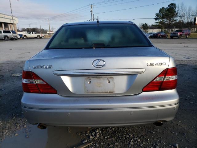 JTHBN36F665035059 - 2006 LEXUS LS 430 SILVER photo 6