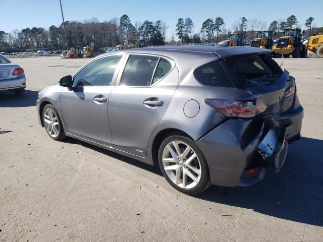 JTHKD5BH8E2204911 - 2014 LEXUS CT 200 GRAY photo 2