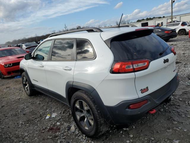 1C4PJMBS1EW172995 - 2014 JEEP CHEROKEE TRAILHAWK WHITE photo 2
