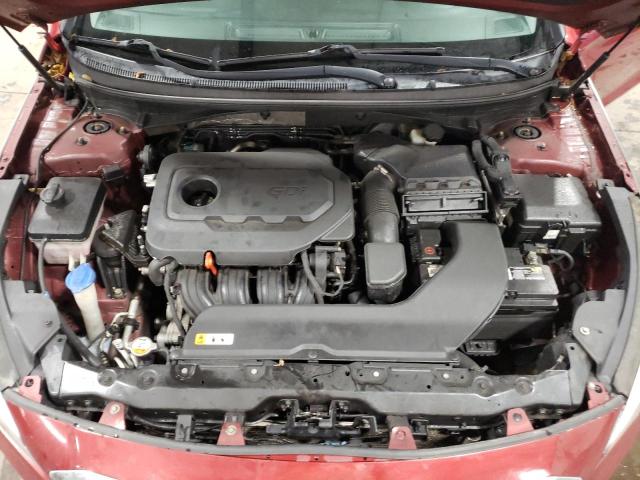 5NPE24AF5FH191355 - 2015 HYUNDAI SONATA SE RED photo 11