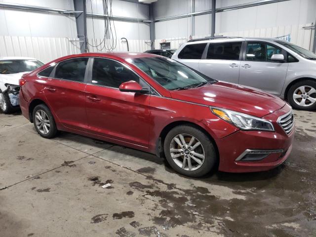 5NPE24AF5FH191355 - 2015 HYUNDAI SONATA SE RED photo 4