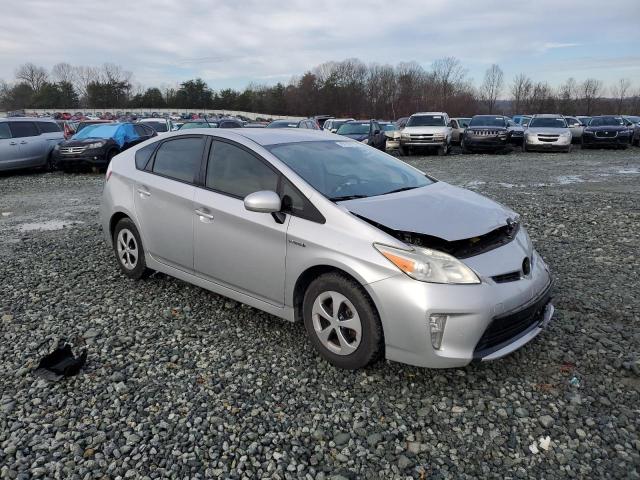 JTDKN3DU9C5455087 - 2012 TOYOTA PRIUS SILVER photo 4