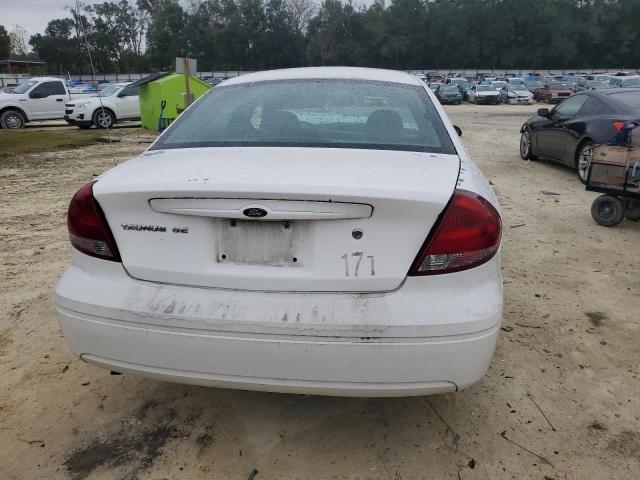 1FAFP53U14A171296 - 2004 FORD TAURUS SE WHITE photo 6