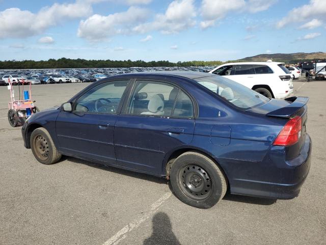 2HGES16535H605417 - 2005 HONDA CIVIC LX Mavi foto 2