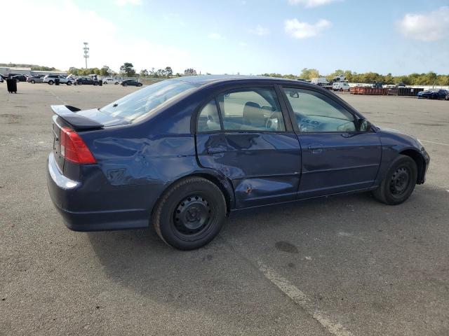 2HGES16535H605417 - 2005 HONDA CIVIC LX Mavi foto 3