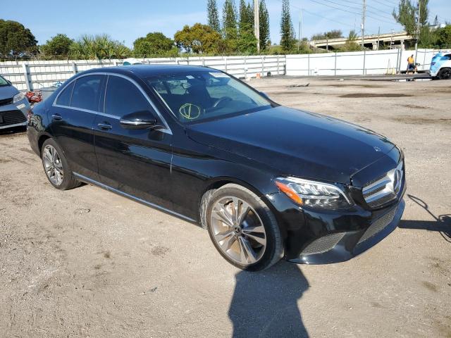 55SWF8DB2KU319292 - 2019 MERCEDES-BENZ C 300 BLACK photo 4