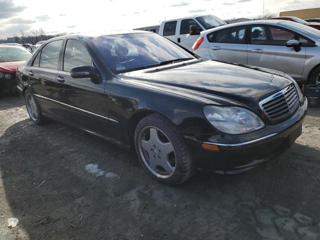 WDBNG75J82A302773 - 2002 MERCEDES-BENZ S 500 BLACK photo 4