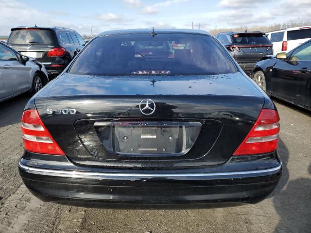 WDBNG75J82A302773 - 2002 MERCEDES-BENZ S 500 BLACK photo 6