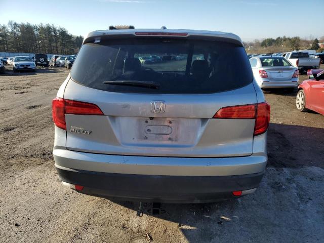 5FNYF5H57HB008320 - 2017 HONDA PILOT EXL SILVER photo 6