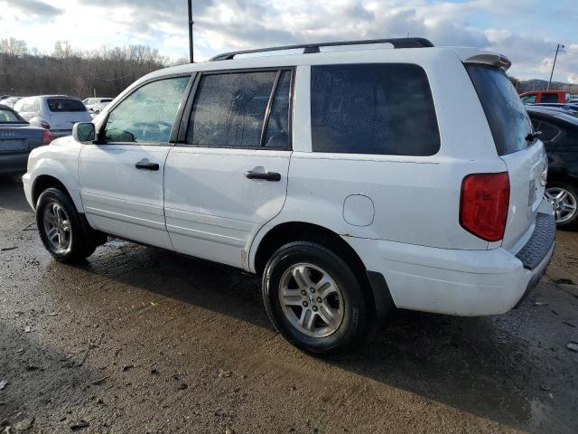 2HKYF18583H622067 - 2003 HONDA PILOT EXL WHITE photo 2