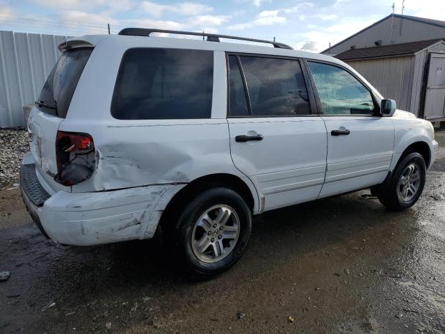 2HKYF18583H622067 - 2003 HONDA PILOT EXL WHITE photo 3