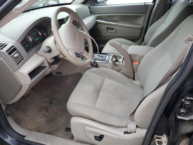 1J8GR48KX7C644365 - 2007 JEEP GRAND CHER LAREDO BLACK photo 7