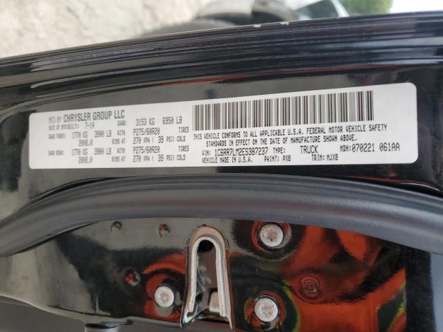 1C6RR7LM2ES387237 - 2014 RAM 1500 SLT BLACK photo 13