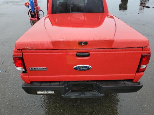 1FTYR11U08PA45376 - 2008 FORD RANGER RED photo 10