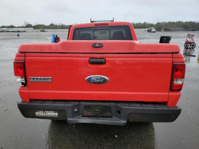 1FTYR11U08PA45376 - 2008 FORD RANGER RED photo 6