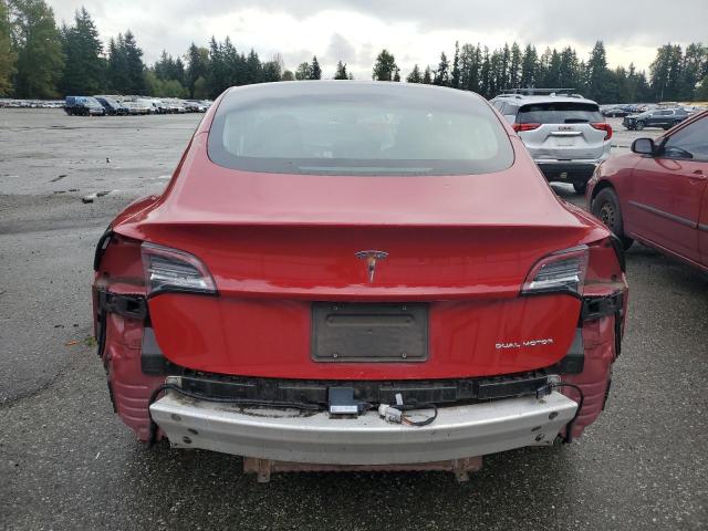 5YJ3E1EB6KF529746 - 2019 TESLA MODEL 3 Rot Foto 6