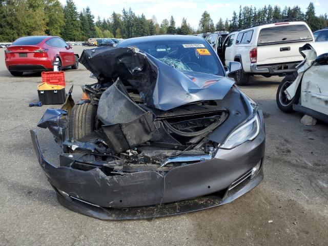 5YJSA1E21LF359269 - 2020 TESLA MODEL S Сірий фото 5